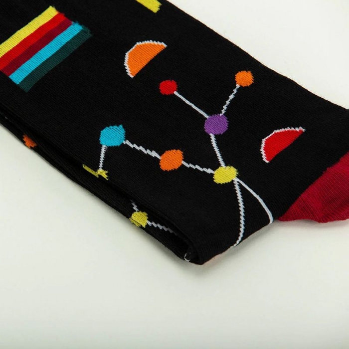 Socken Kunstwerke - Kandinsky "Geflecht von oben"